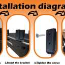 Heavy-Duty Sidewall Brackets (Set of 8) - Compatible with Gorilla Cart 7 & 12 cu/ft Models, Fits 3/4" x 2" x 2.5" Holes, Easy Installation, Extra Storage Capacity