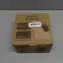 HIDALIFE Wood Stove Fan for Heater, Heat Powered Fireplace 6 Blades Fan with Bracket Compatible for Heater,Thermal Tent Heater Fan for Camping Propane Heater with Magnetic Thermometer