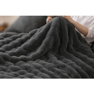 Heated Throw With Digital Controller, 50x60 Gray
