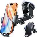 andobil True Military-Grade Phone Holders for Your Car 89+ LBS Strongest Suction & Clip 2026 Ultimate Car Phone Holder, Dashboard Windshield Vent Cell Phone Car Mount for iPhone Sumsung Android