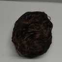 Kaneles Short Brown Curly Wig Womens Bob Wig with Bangs Shoulder Length Naturel Hair Wigs for Daliy Party Halloween Use