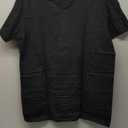 Goodfellow Men's Every Wear Short Sleeve V-Neck T-Shirt (Small, Black)