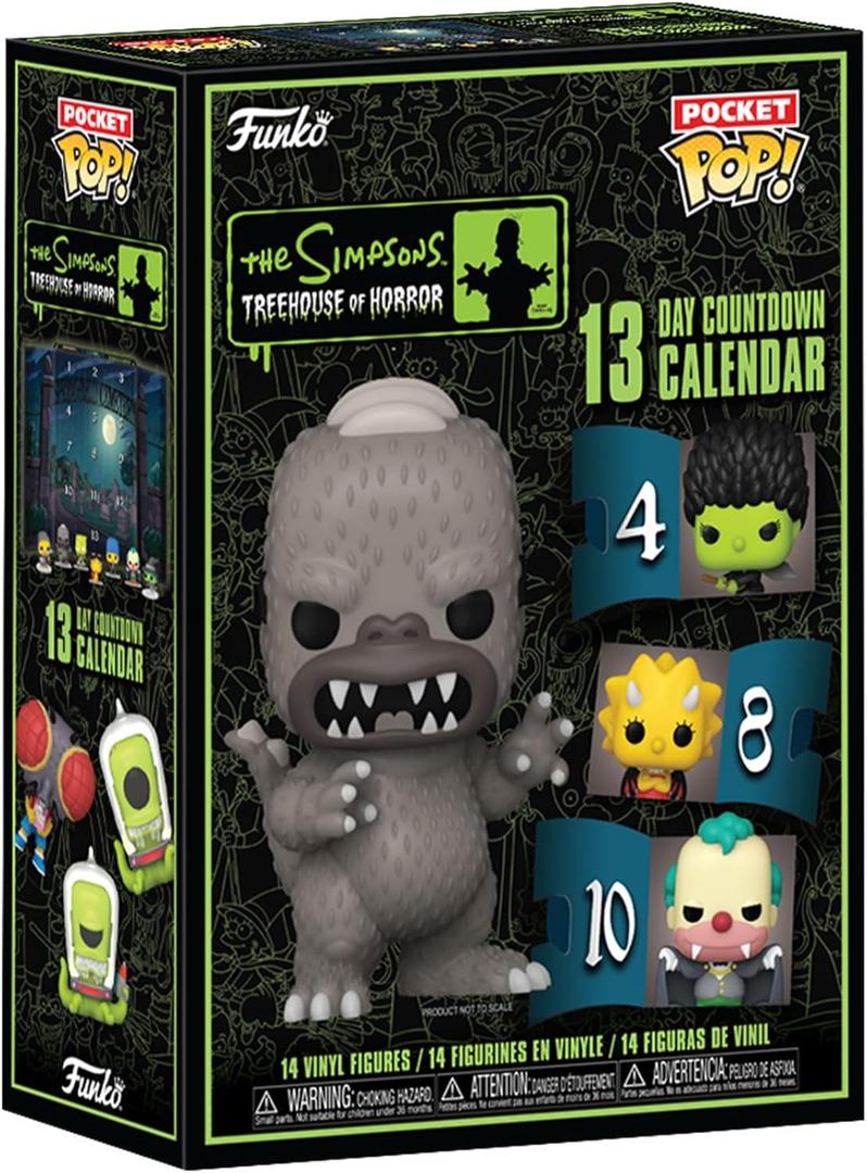 Funko Pop! Advent Calendar: The Simpsons - 13 Days of Surprises - Collectable Vinyl Mini Figures - Mystery Box - Gift Idea - Holiday Present for Girls, Boys & Kids - Christmas Countdown