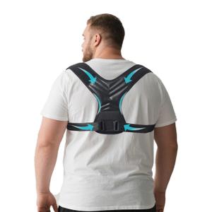 King Mills Plus Size Back Brace, Back Brace Posture Corrector for Women, and Men, Ideally Use as Plus Size XL to XXXL Back Straps for Posture, Hydrolabs Posture Fix, or Rounded Shoulder Corrector 3XL