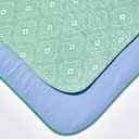 Beck's Classic Washable Underpads, 34 x 36 (4 Pk Diamond) - Heavy Absorbency Reusable Bedwetting Incontinence Pads for Kids, Adults, Elderly, Cats or Dogs- Waterproof Pad for Bed, Couch, Sofa, Floor