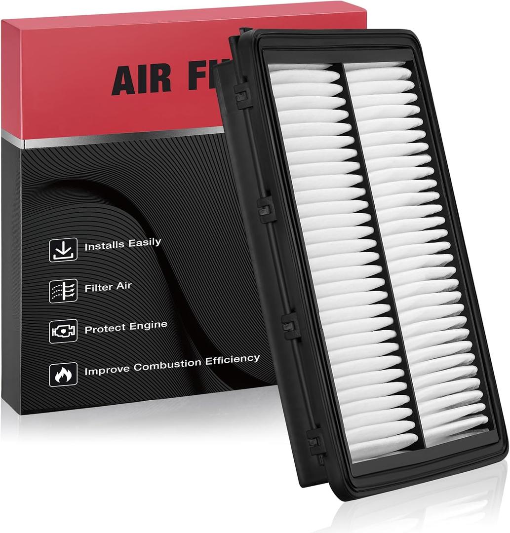 BDFHYK CA11942 Engine Air Filter Compatible with Kia Optima 2017-2020 2.0L, Optima 2016-2020 2.4L, Compatible with Hyundai Sonata 2016-2019 2.0L, Sonata 2015-2019 2.4L, Replace# 28113C3100