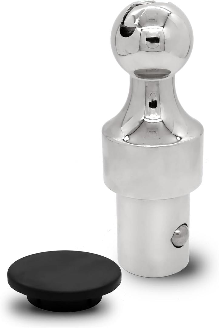 2-5/16 Inch Puck System Gooseneck Hitch Ball, Compatible with 2013-2026 Ford F250 F350 F450, 2016-2026 Chevrolet Silverado, GMC Sierra, Nissan Titan XD & 2013-2026 Dodge RAM 2500 3500, Replace# 60629