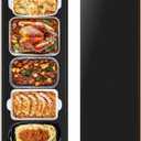 Food Warming Tray for Parties Buffet, 40"x14" Extra Large Long Glass Top Electric Warmer Mat with 9 Temp Settings and Timer, Buffet Servers and Warmers, Food Heater Hot Plate for Catering Gathering