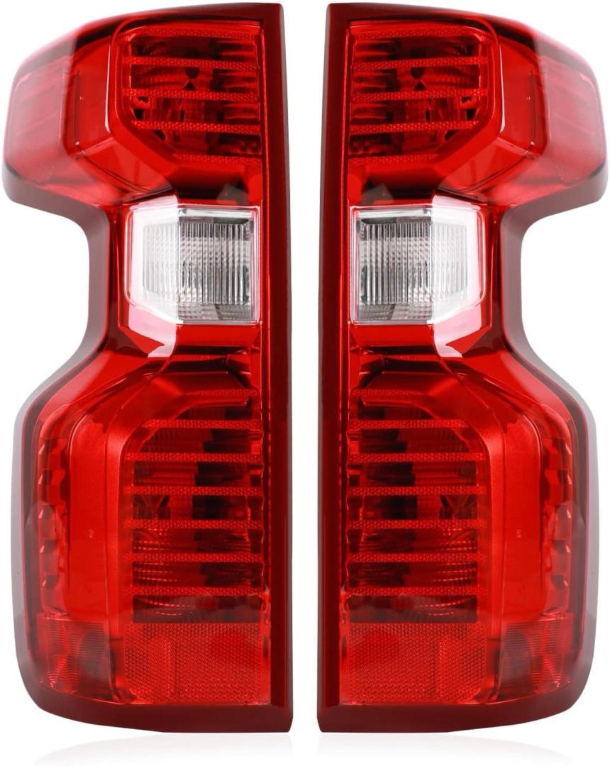 Tail Lights Assembly Compatible with 2019-2025 Chevy Silverado 1500 2500HD 3500H
