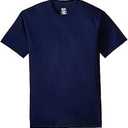 Hanes Mens Beefy-t Pocket T-shirt, Heavyweight Cotton Tee For Men, Full-cut 1 OPack Fashion-t-shirts, BLUE - 1Pack, L US