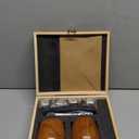 Wooden Whiskey Glasses Set of 2, Wooden Cognac Bourbon Drinking Glass Groomsmen Dad Gifts, Bourbon Drinking Glass Set Whiskey Cups for Bourbon Lovers Lawyer Hunter Retirement Father's Day Boss Gift