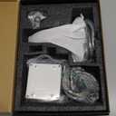 Touchless Bathroom Sink Faucet - Automatic Motion Sensor Restroom Toilet Faucet - Battery Operated for Commercial Lavatory, Brushed Nickel