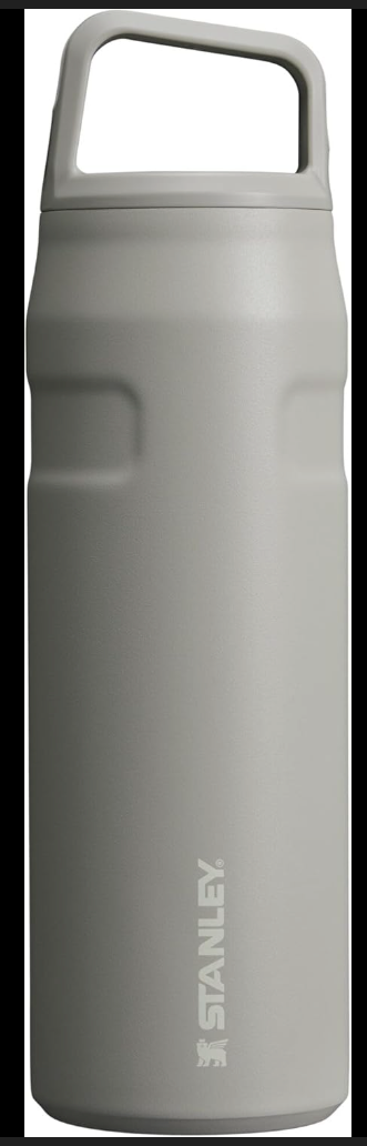 Stanley IceFlow Cap and Carry Water Bottle | Wide Mouth Twist Lid | Lightweight & Leakproof for Travel & Sports | Insulated Stainless Steel | BPA-