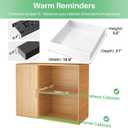 Pull out Cabinet Organizer, 21"Deep, 16.9"Wide Full-Extension Heavy Duty Slide out Drawers with Nano Adhesive, Roll Out Shelf Sliding Cabinet Storage for Kitchen, Bathroom, Pantry, Under Sink(White)