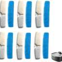 6 Packs Dog Water Fountain Filters & 6 Packs Pump Filters Sponges Replacement for 2.64Gal/10L Dog Water Dispenser (FC-10L-6)