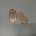 Dr.Foot Height Increase Insoles, Heel Cushion Inserts, Heel Lift Inserts for Leg Length Discrepancies (Small (1" Height), Beige)