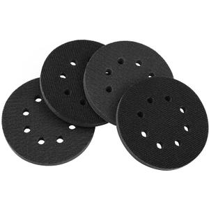 5 Inch Hook and Loop Sponge Cushion Interface Backing Pad,Foam Sanding Pads for Orbital Sander,Pack of 4
