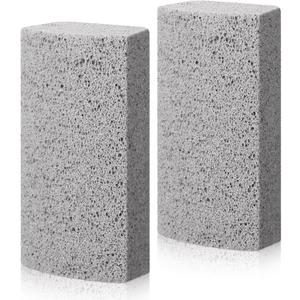 Loopeer 2 Pcs Pet Hair Remover Pumice Stone for Dog Cat Hair Removal Cleaning Pet Fur Stone 6 Inch Dog Fur Cleaning Tool for Car Interior Bedding Carpet Couch Furniture(3.74 x 2 x 1.6 in)