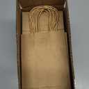 PINWATT 120Pcs Mini Gift Bags Bulk Kraft Paper Bag - 4.7"x2.4"x6.5" Small Brown Gift Bags for Party Favors, Shopping, Wedding, Retail, Birthday, Baby Showers