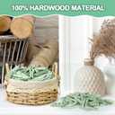 100Pcs Clothes Pins Wooden, 2.9 Inch Light Green Clothespins, Colorful Clothespins for Hanging Clothes Crafts Picture Pastel Laundry Clips Cheer