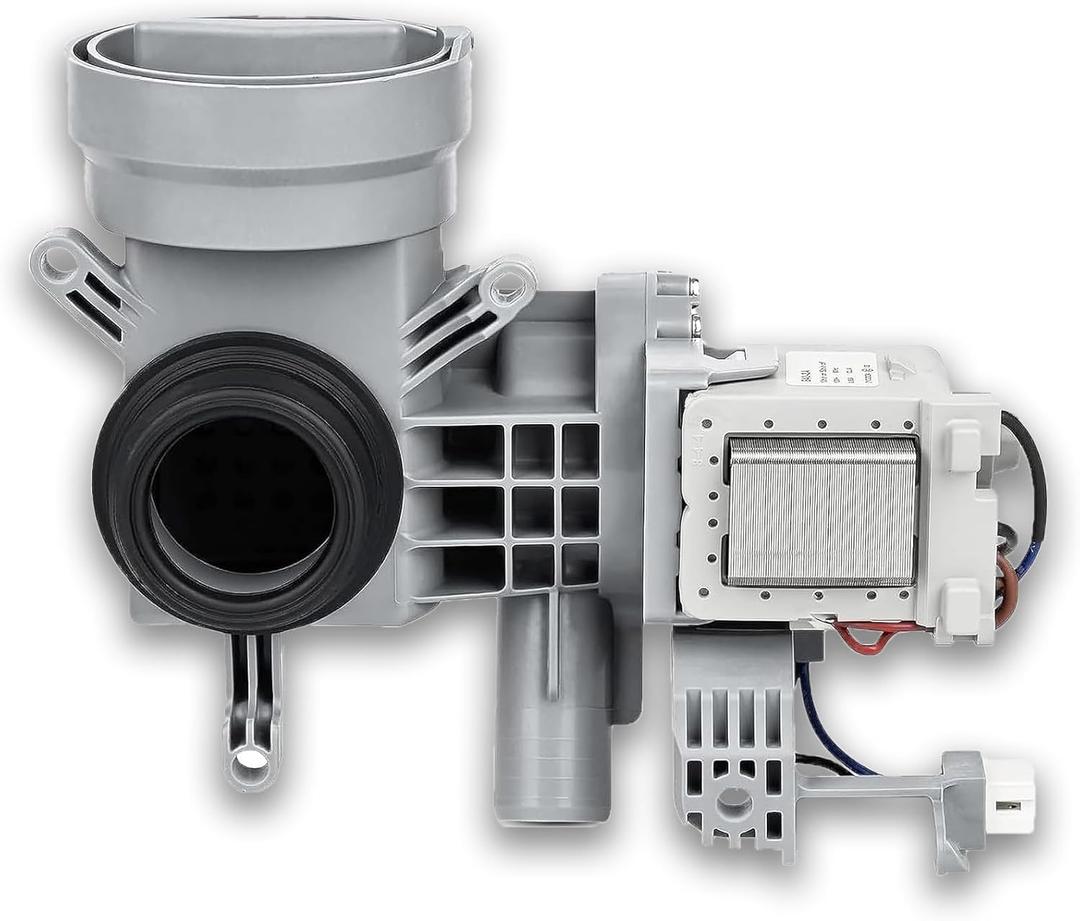 MHW3505FW1 WFW92HEFW0 WFW92HEFC0 WFW95HEDW0 WFW85HEFC1 Washer Water Drain Pump Assembly, Fit for whirlpool maytag Washer MHW5400DW0 WFW85HEFW0 WFW8640BC2 WFW8740DC0 MHW8200FW0 WFW87HEDW1