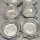 kathson 6 PCS Stainless Steel Dog Bowls, Replacement Metal Pet Puppy Food Water Bowl Set Suit for Indoor, Travel, Kennel, Dog Feeding Dishes for Small, Medium, Large Dogs, Dishwasher Safe (6.9 Inch)