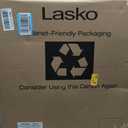 Lasko Oscillating Cyclone Pedestal Fan, Adjustable Height, Timer, Remote Control, 3 Speeds, for Bedroom, Living Room, Home Office, 18", Black, 1843