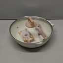 CAROTE 12Inch Nonstick Deep Frying Pan with Lid, 5.5 Qt Jumbo Cooker Saute Pan with Pour Spout, Skillet Induction Cookware, Non Stick Cooking Pan Kitchen Pan PFOA Free, White Granite