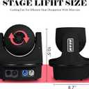 DJ Lights Moving Head 6x15W RGBW 4-in-1 Stage Light Bee Eye Mini Wash Lighting, DMX512 & Sound-Active for Disco, Club, KTV, Wedding, Party 2-Pack