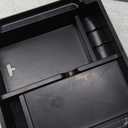 Center Console Organizer for Toyota Grand Highlander (Not for Hybrid) 2024-2025 Accessories Storage Box Armrest Secondary Insert Tray with Anti-Slip Mat (Black)