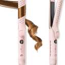 Wavytalk Airflow Styler Whirlwind Curl, Hair Straightener and Curler 2 in 1, Upgraded Curling Iron & Flat Iron Achieve One Pass Curl, Less Damage to Hair