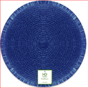 HDO 4 Pack Fringe Placemat Blue