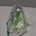 Ivydale 20PCS Artificial Plants Fake Flowers Monkey Grass for Outdoors,UV Resistant Realistic White Faux Greenery Shrubs Outside Decor for Home Garland Porch Patio Balcony Planter Yard Office Pathway