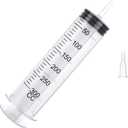 300mL Large Syringe for Liquid- Large Plastic Syringe with Tip Adapter for Scientific Labs, Oil Transfer, Plant Watering & Refilling