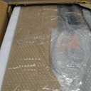 Mid Century Modern Nightstand with Charging Station, Modern Bedside Table with Fluted Drawer and Storage Shelf, End Side Tables Living Room for Bedroom, Office (Rustic Brwon)