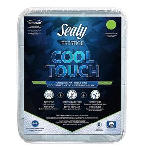 Sealy Prestige Cool Touch Mattress Pad King White
