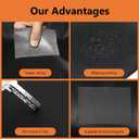 OcePor Self Adhesive Leather Repair Patch, 17 x 160 inch Leather Repair Tape, Leather Patches for Furniture, Vinyl Leather Repair Kit for Couches, Boat Seats, Furniture, Cars(Ivory Gray)