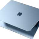 Compatible for MacBook Air 13.6 inch Case M4 M3 M2 2025 2024-2022 Release Model A3240 A3113 A2681, Sturdy Protective Hard Shell Case Cover for MacBook Air 13 inch (Sky Blue Clear)
