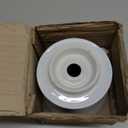 Marirao Pour Over Coffee Maker, Single Cup Coffee Dripper, Manual Porcelain Slow Brewing Accessories for Travel, Camping, Office, Home, Cafe, Coffee Gifts (White, Large, 2-4Cups)