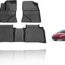 KELCSEECS Floor Mats for 2014-2019 Corolla, Waterproof Custom Car Mats, All-Weather Guard with TPE Liners, Automotive Full Set for Front and Rear Row, Black (Corolla 2014-2019 only Sedan)