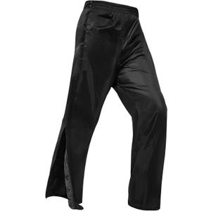 RainRider Rain Pants for Men Waterproof Full Zipper Legs Over Pants Women Rain Trousers for Work Fishing Golf (3X-Large, Black)