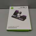 Wireless Charger Stand Charging Station: 3 in 1 Charger Multiple Devices for Apple iPhone 17 16e 16 15 14 Pro Max 13 12 11 for Watch 11 10 9 8 7 6 5 4 3 2 SE and Ultra & Airpods Series, Light Violet