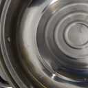 Stainless Steel Steamer Pot Set, 3-Piece Stackable with Vented Tempered Glass Lid – 11.2-inch, Ideal for Induction & Gas Cooking