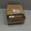 Gourmia Belgian Waffle Maker  Compact Design with Upright Storage, Adjustable Browning, and Easy-Clean Nonstick Ceramic Plates, Stainless Steel