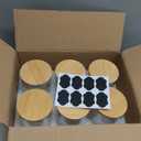 Gencywe Glass Storage Jars with Airtight Bamboo Lid, 27 OZ Food Storage Jar with Labels, Airtight Glass Canisters, Clear Kitchen Container for Candy, Cookie, Rice, Coffee Beans, Snacks, Spices