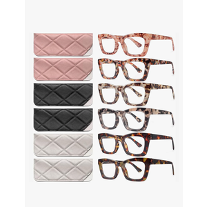 CCVOO Stylish Reading Glasses for Women, Eyeglasses, Blue Light Readers for Women, Computer Eye Glasses, Cheaters