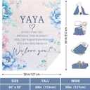 Yaya Gifts, Gifts for Yaya, Yaya Birthday Gifts, Yaya Blanket 60" x 50", Yaya Gifts for Grandma, Yaya Gifts from Grandkids, Yaya Gifts for Mother's Day, Yaya Gifts for Christmas