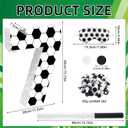 16Inch Soccer Ball Number 7 Piata Includes Wooden Stick, Blindfold, and Confetti for for Kids 7th Anniversary Sport Themed Party Birthday Supplies