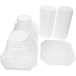 POPETPOP 2pcs Roman Pillars for Wedding Decorations Elegant Flower Pot Holders for Event Road Guiding Retro Design Material for Garden and POPETPOP 2pcs Roman Pillars for Wedding Decorations Elegant Flower Pot Holders for Event Road Guiding Retro Design Material for Garden and