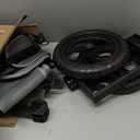 Large Dog Wheelchair for Back Legs with Pet Traction Rope - Adjustable Hind Leg Support Cart with Breathable Air Mesh Harness, All-Terrain Wheels & Foldable Frame - Mobility Aid for Disabled/Injured